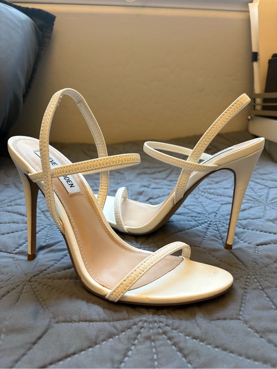 Steve Madden Shoes - Steve Madden white Strappy Stiletto Sandals